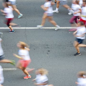 Running, Long-distance running, Marathon, Recreation, Crowd, Individual sports, Sports, Exercise, Fun, Pedestrian, 
