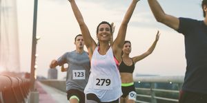 Fun, Running, Recreation, Marathon, Physical fitness, Athlete, Exercise, Half marathon, Happy, Long-distance running, 