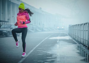 Water, Pink, Atmospheric phenomenon, Sky, Running, Recreation, Cloud, Jogging, Morning, Exercise, 