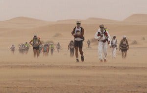 Human, People, Natural environment, Vertebrate, Sand, Landscape, Mammal, Aeolian landform, Interaction, Desert, 