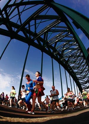 Discover your top ten rated half-marathons in 2011