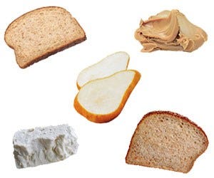 Brown, Finger food, Baked goods, Bread, Rock, Beige, Sliced bread, Snack, Gluten, Graham bread, 