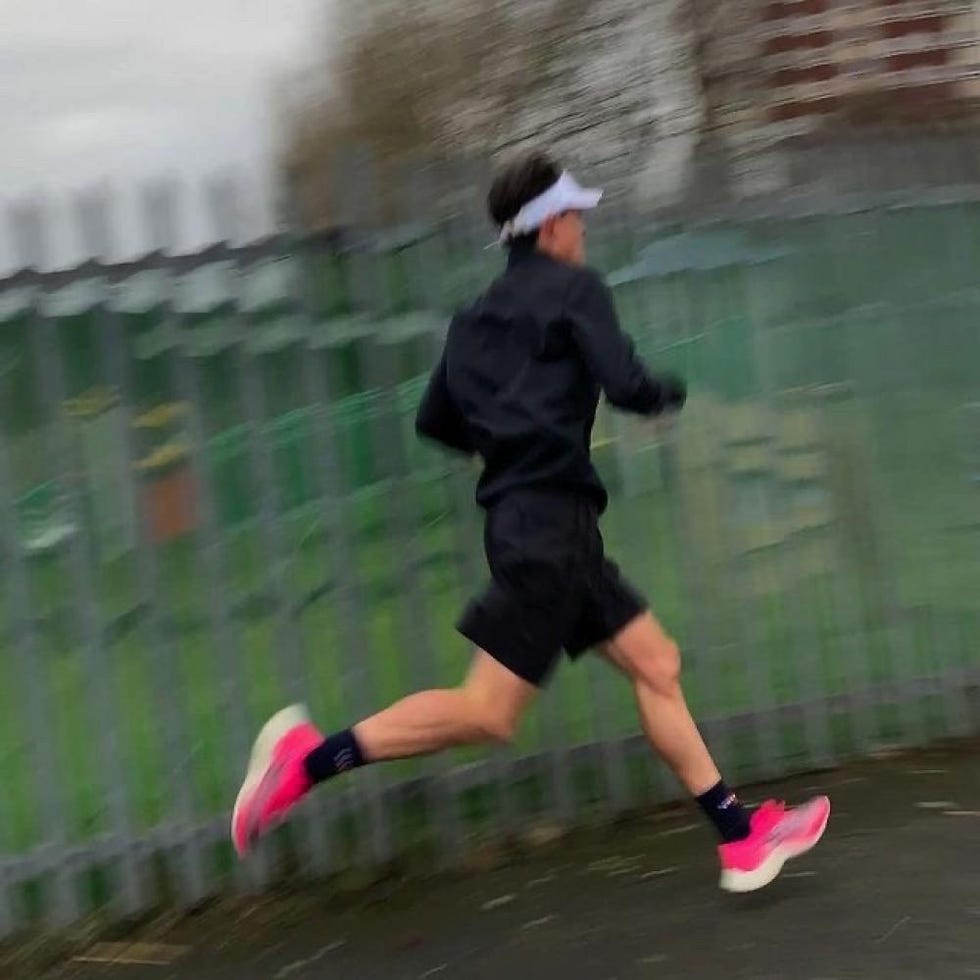 Thomas Pidcock durante la prova sui 5K (Instagram).
