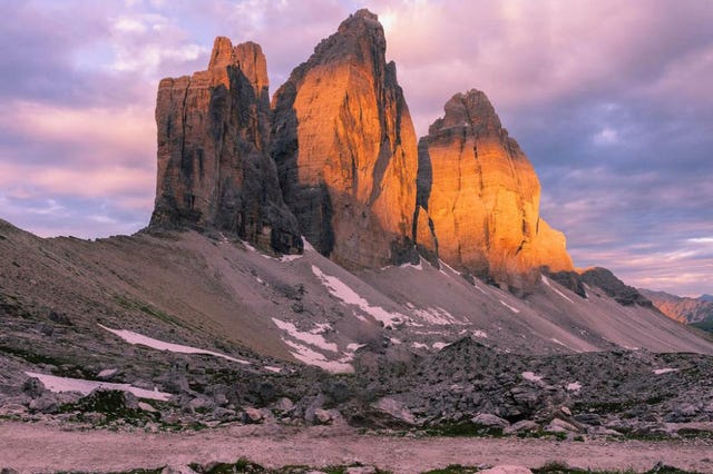 Lo spettacolo dell'alba in quota, di cui godranno gli iscritti  al training camp del prossimo luglio -