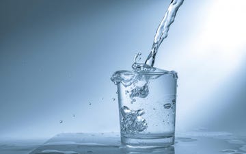 acqua bicchiere