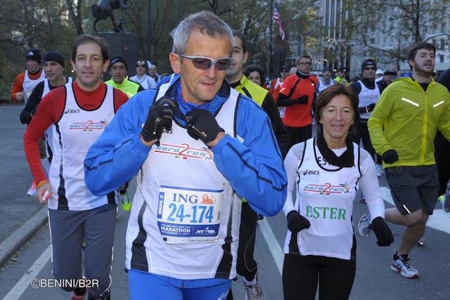 Il nostro coach Fulvio Massini in azione alla New York City Marathon ( )