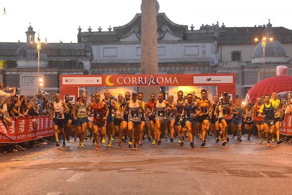 La partenza della CorriRoma 10 Km 2016
