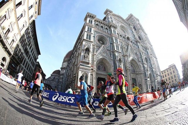 Un passaggio della Firenze Marathon