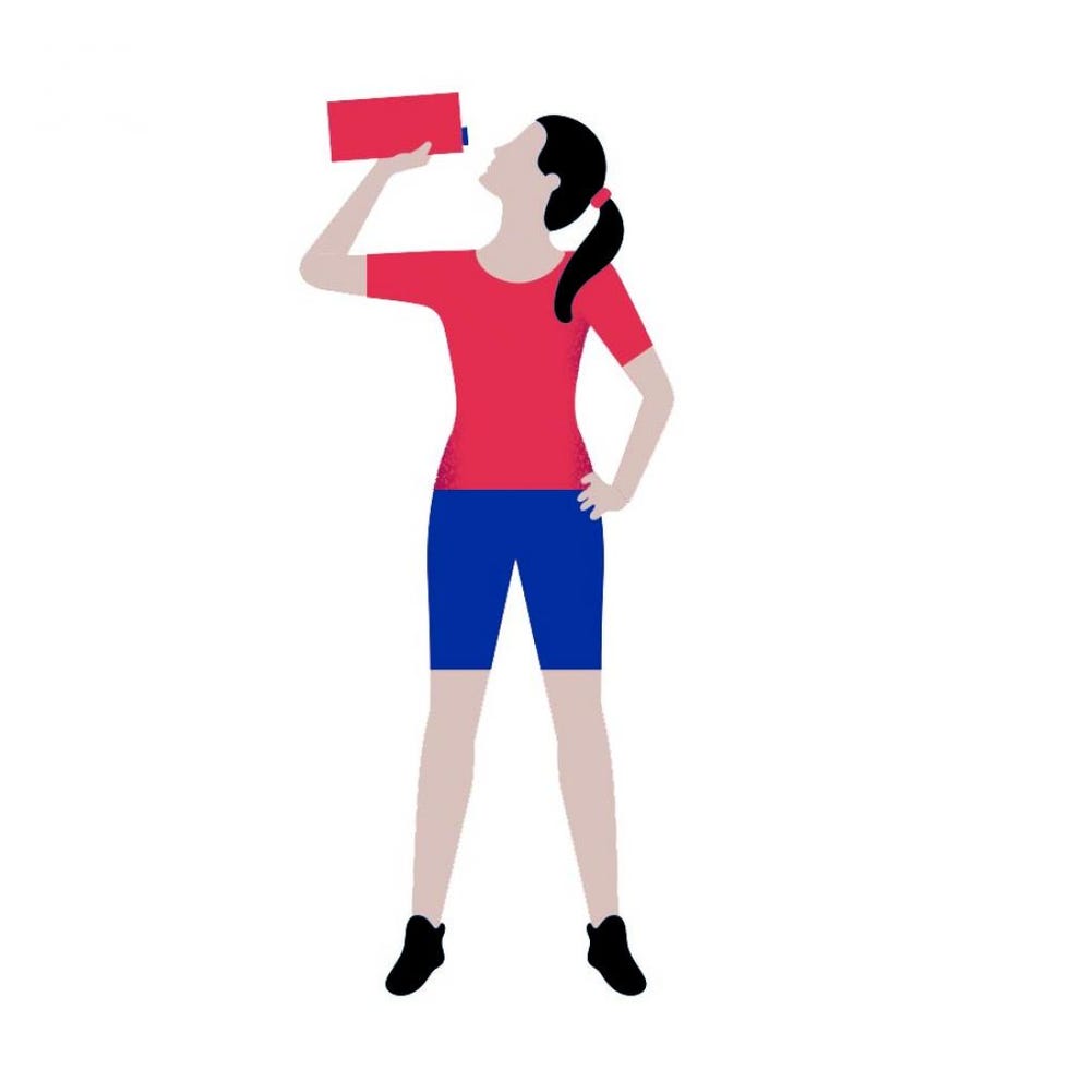 Il succo di barbabietola è riduce il consumo di ossigeno - Illustrazioni di Andre Manzati