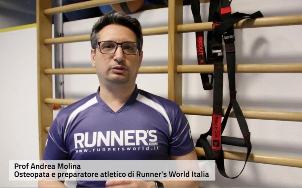 Andrea Molina, osteopata e preparatore atletico di Runner's World Italia