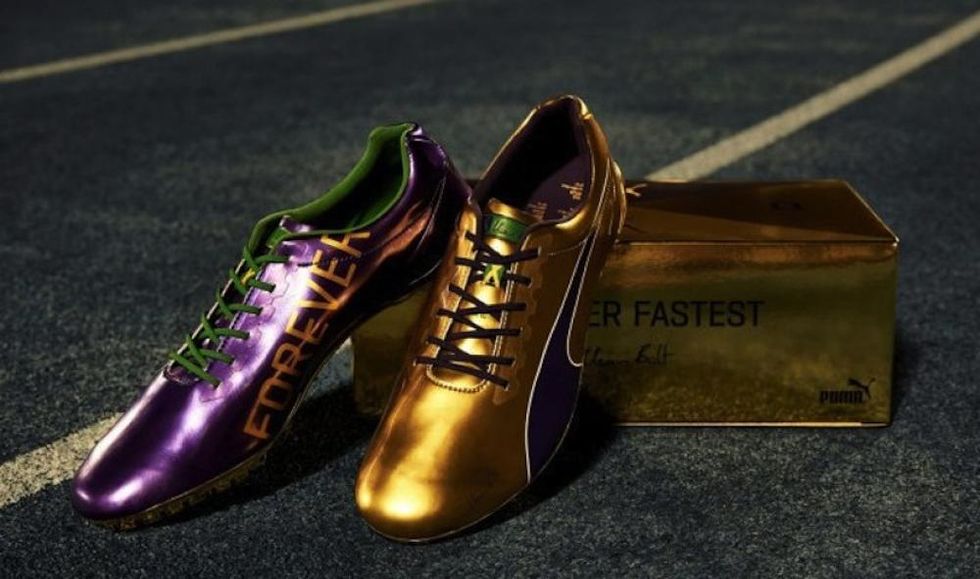 Le Bolt Legacy Spikes "Forever Faster" di Puma
