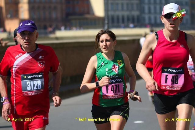 Veronica Birri in azione alla Firenze Half Marathon