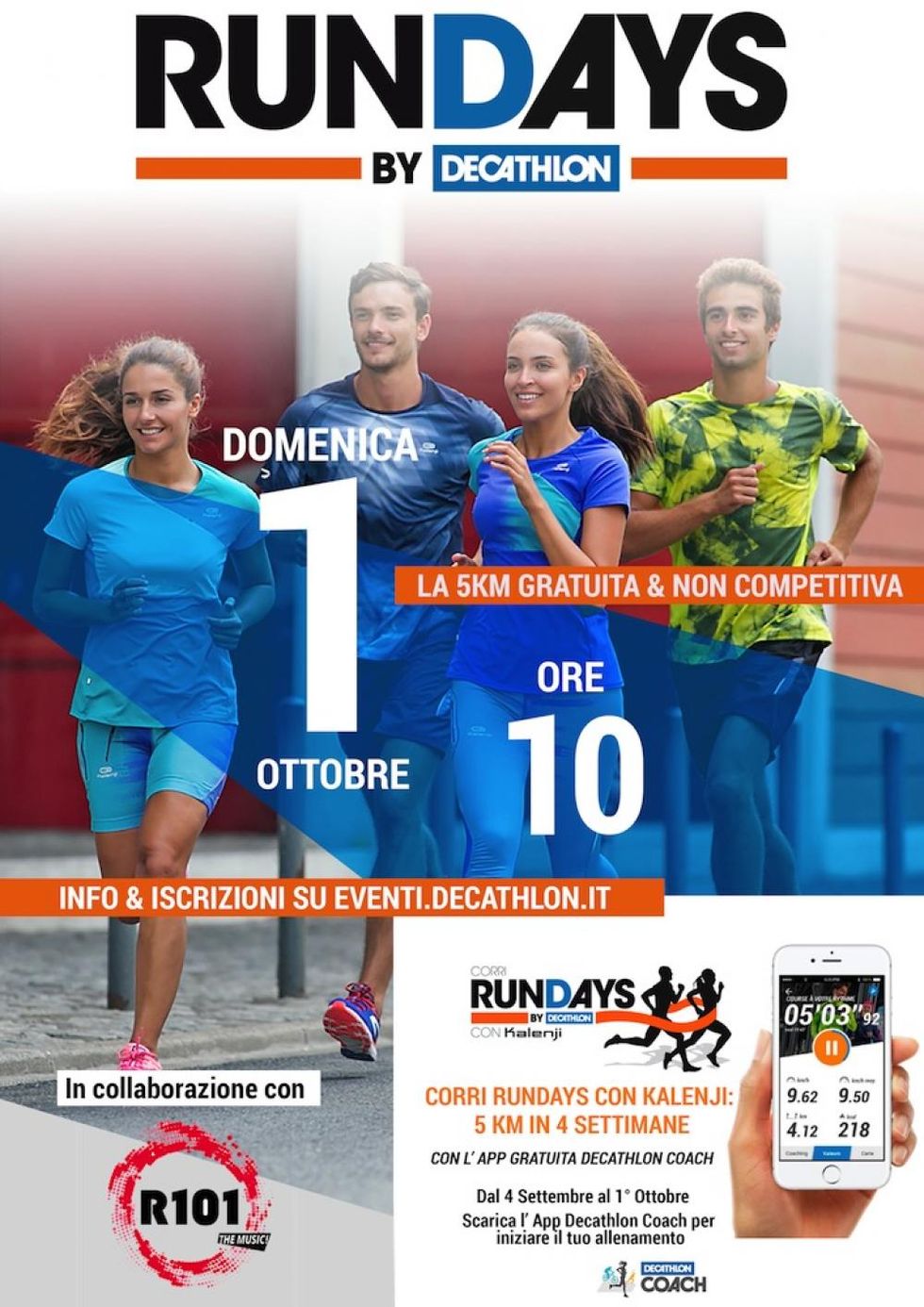 Rundays Decathlon nei negozi specializzati di tutta Italia
