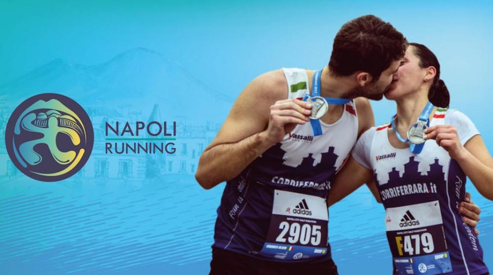 Una immagine simbolo della Napoli City Half Marathon