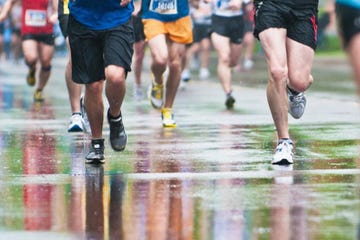 le scarpe in caso di pioggia