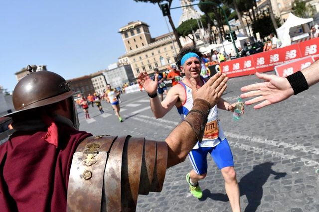 Sport e spettacolo alla Maratona di Roma