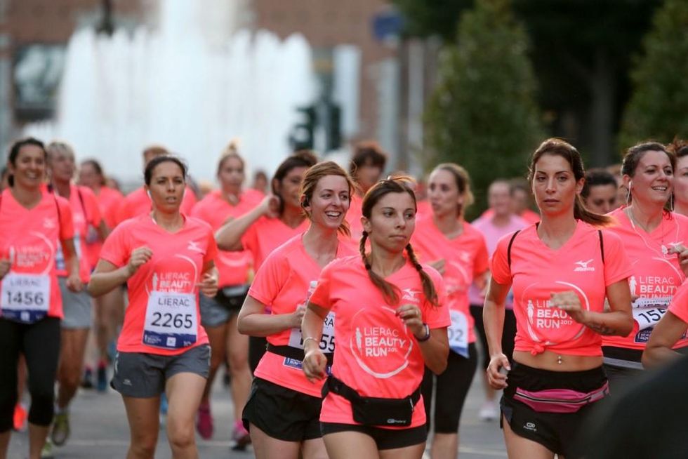Donne in corsa alla Lierac Beauty Run