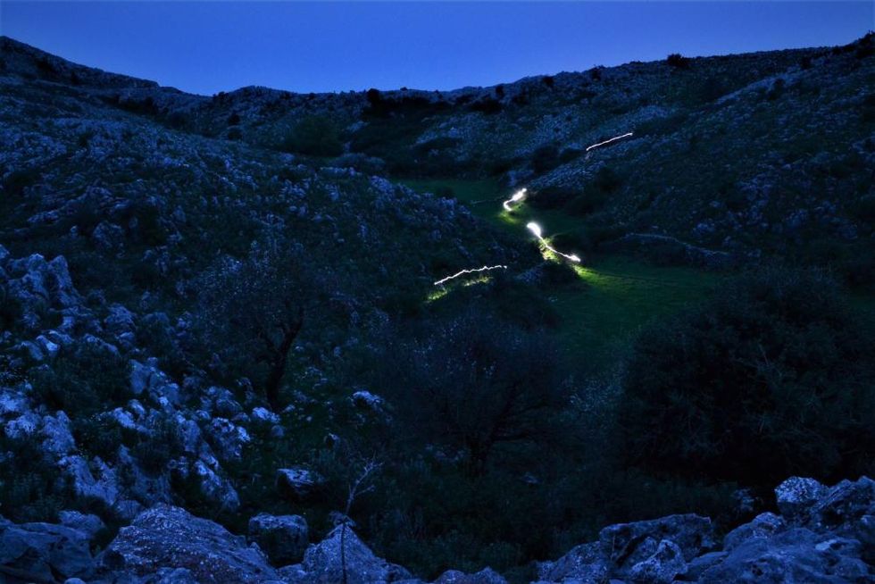 La notte del Corfù Mountain Trail