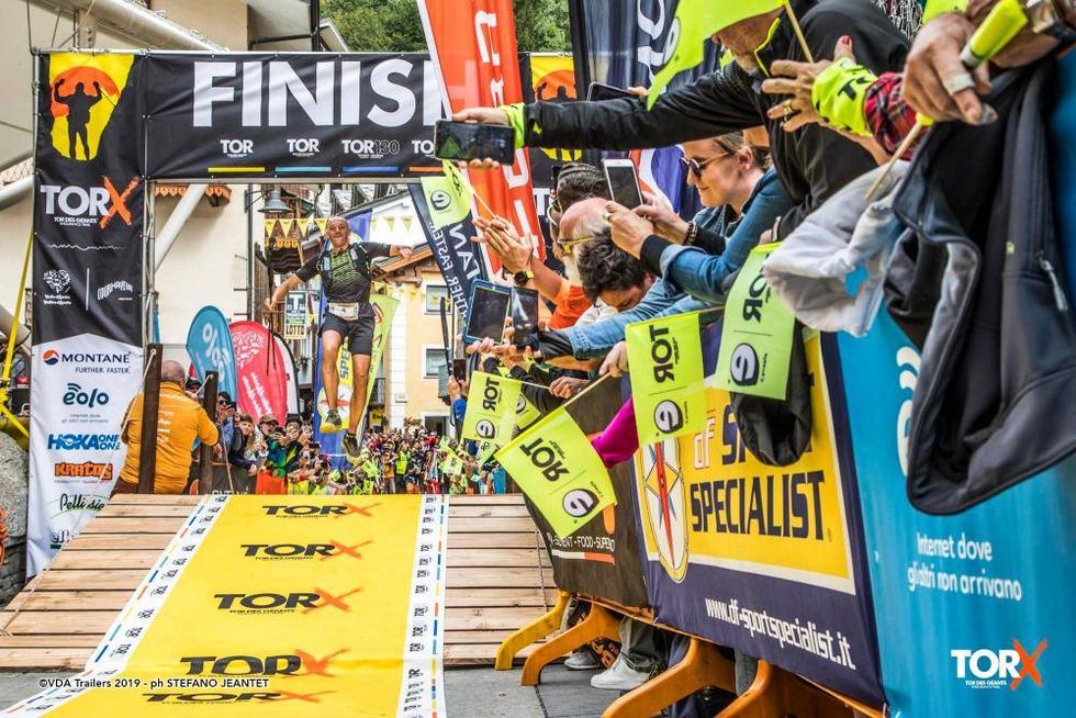 l'arrivo a courmayeur di oliviero bosatelli