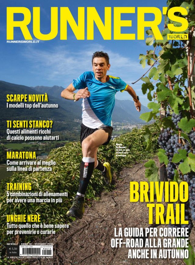 In copertina: Marco De Gasperi, 42 anni, sei volte iridato di corsa in montagna
