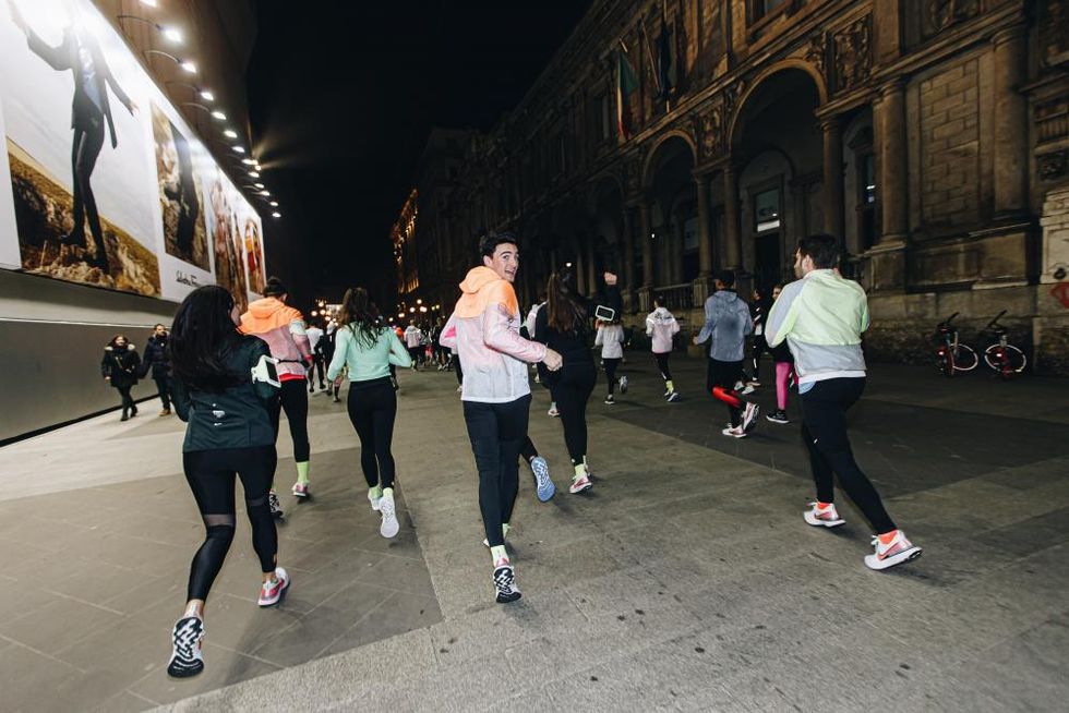 La nuova Nike React Infinity Run è stata protagonista della FEARLESS NIGHT di Milano, tenutasi giovedì sera (30 gennaio) al Nike Store di Corsso Vittorio Emanuele.
