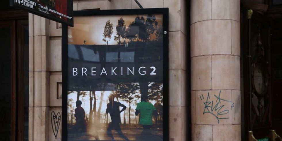 La locandina del docufilm &quot;Breaking2&quot; by National Geographic