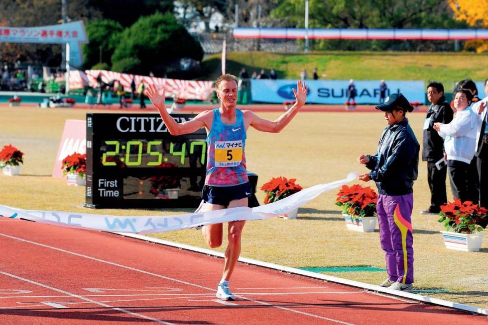Sondre Moen vince la Maratona di Fukuoka in 2:05&rsquo;48&rdquo; nuovo record europeo sulla distanza (foto di Getty Images)