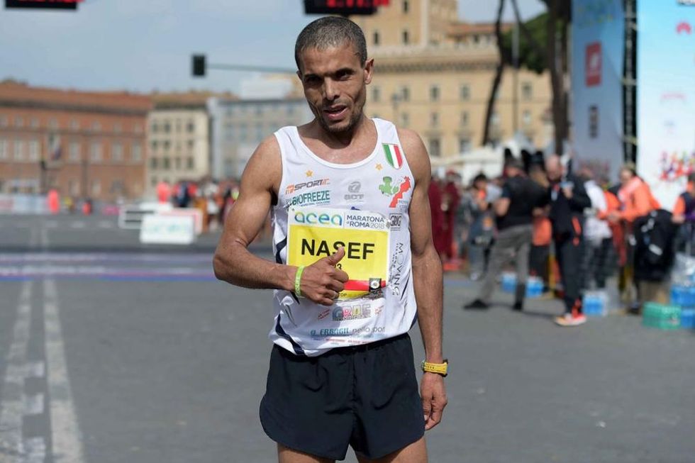 Ahamed Nasef, primo italiano classificato