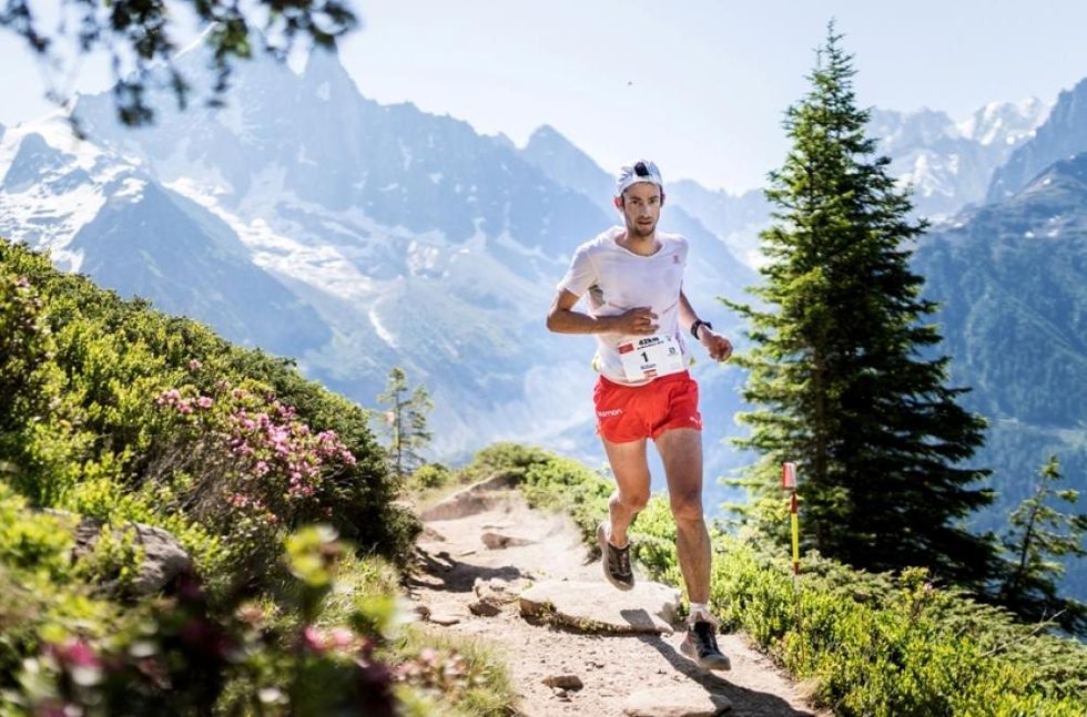 Il catalano Kilian Journet si &egrave; aggiudicato la Marathon du Mont Blanc per la quinta volta in carriera, chiudendo in 3:55&rsquo;54&rsquo;&rsquo;.
Foto &copy; Jordi Saragossa/Salomon