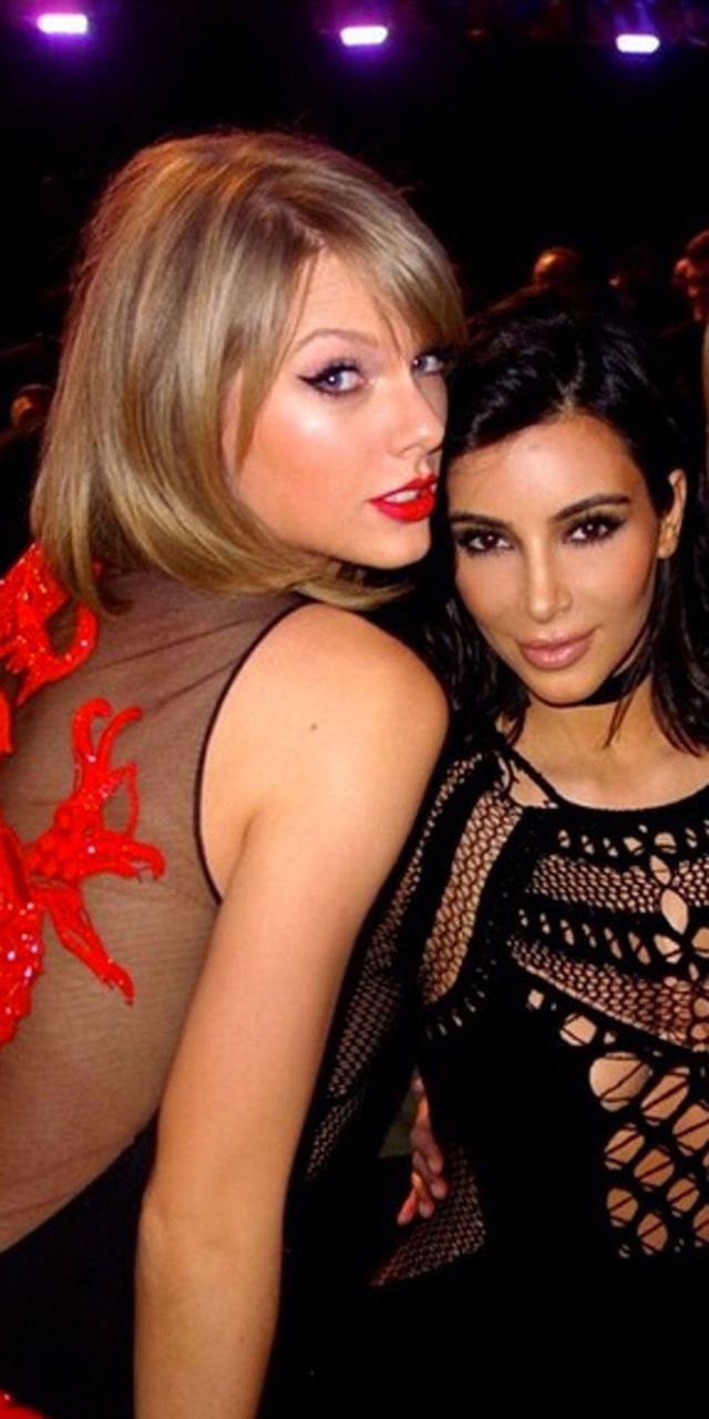 New Besties Taylor Swift & Kim Kardashian Dance & Take Selfies Together