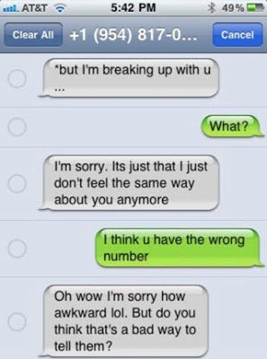 With message boyfriend your to break how text up over What to