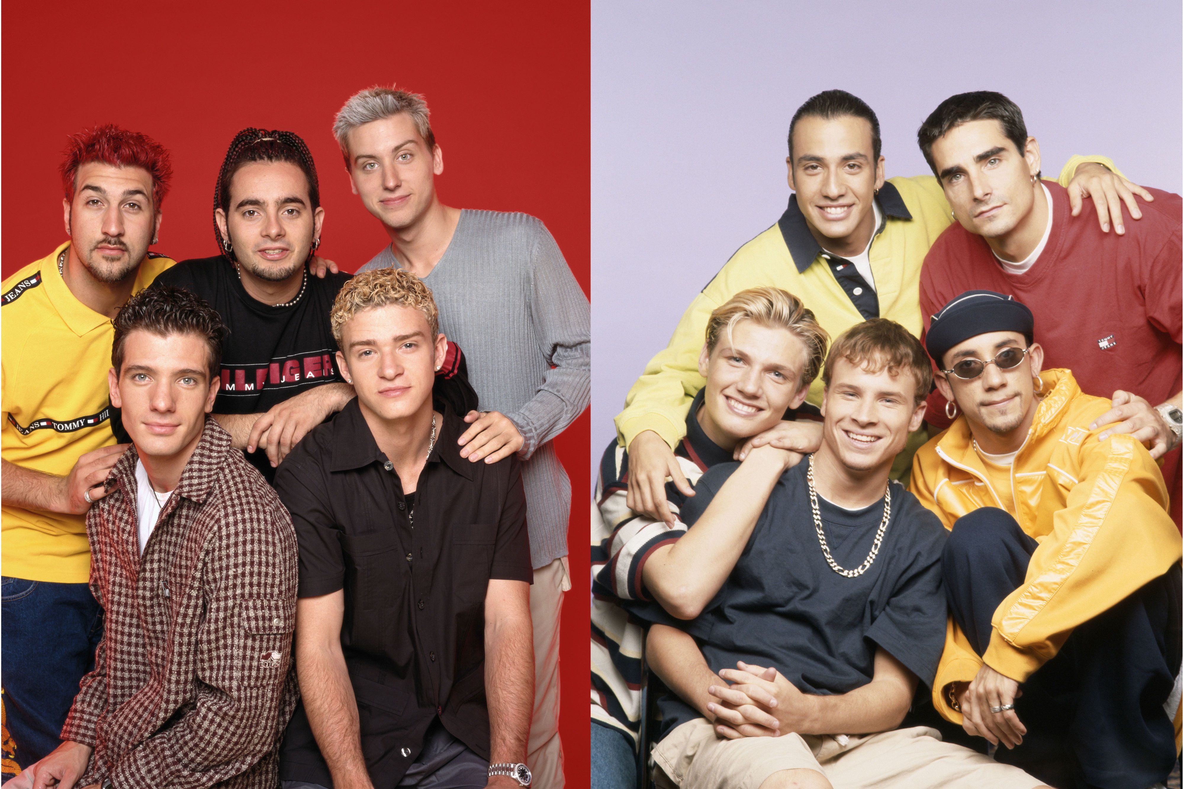 The Truth Behind The Epic '90s Boy Band Feud Between The Backstreet ...