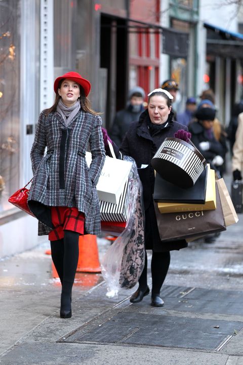 Hat, Outerwear, Street, Street fashion, Winter, Headgear, Accordion, Fashion, Pedestrian, Bag, 