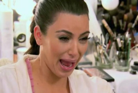 Kim Kardashian Crying