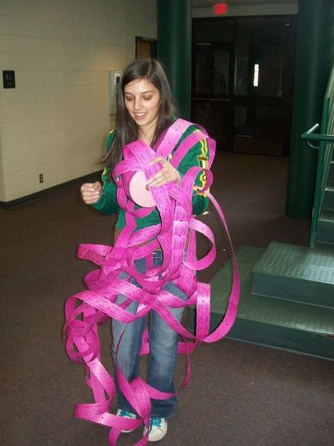 Magenta, Pink, Purple, Stairs, Long hair, Costume, High heels, Fashion design, Model, Silk, 