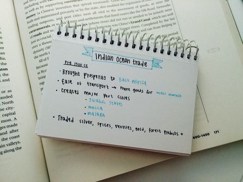 13 Pretty Pictures Of Class Notes That Will Inspire You To Actually Study For Your Finals