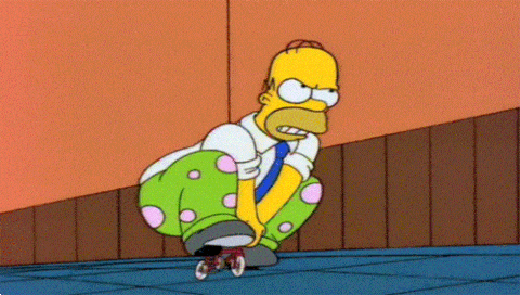 Homer on Bike