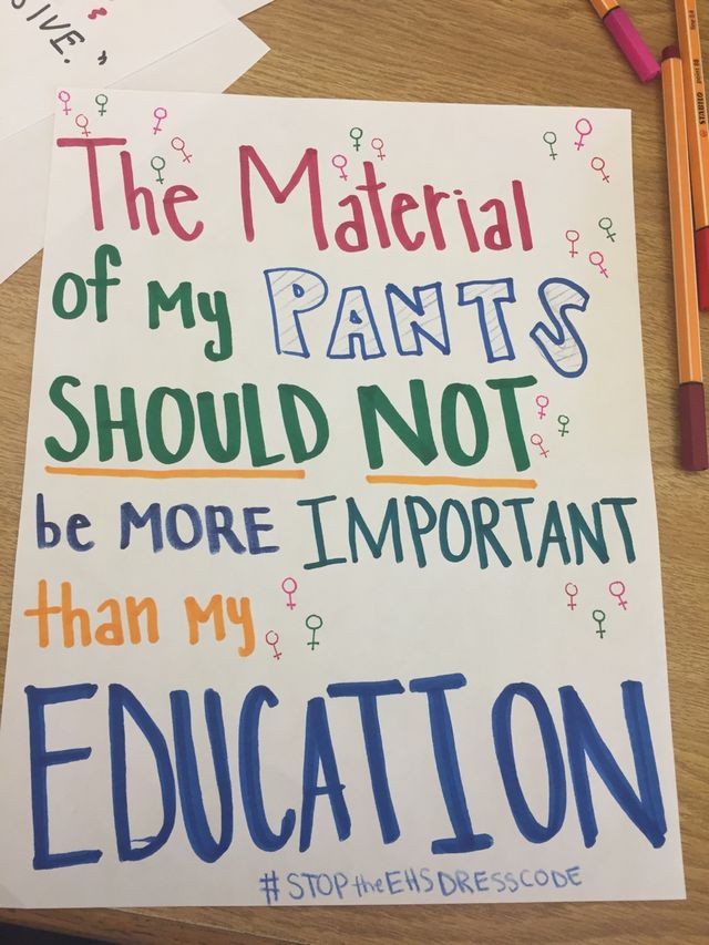 11 Amazing Student Signs Protesting Sexist Dress Codes