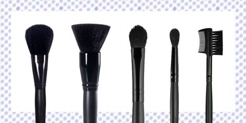 Brush, Makeup brushes, Cosmetics, Microphone, Microphone stand, Material property, Technology, Audio equipment, Electronic device, Audio accessory, 