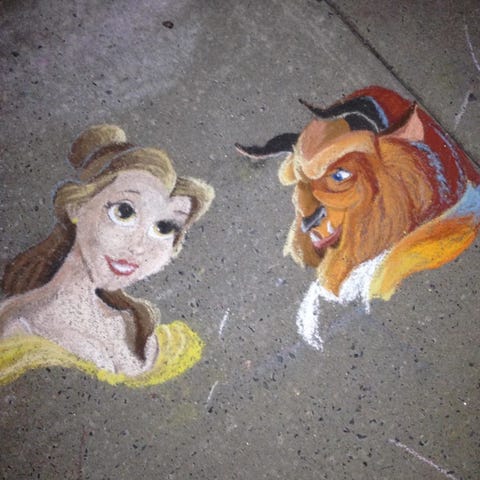 These Disney Sidewalk Chalk Drawings Are Too Cute For Words These Disney Sidewalk Chalk Drawings Are Too Cute For Words