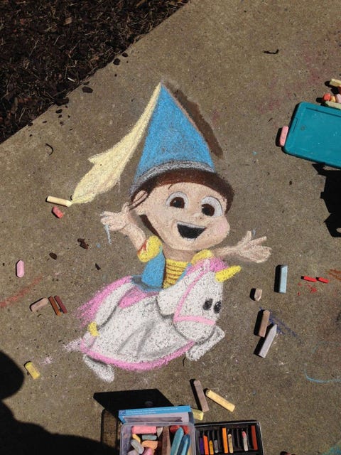 These Disney Sidewalk Chalk Drawings Are Too Cute For Words These Disney Sidewalk Chalk Drawings Are Too Cute For Words