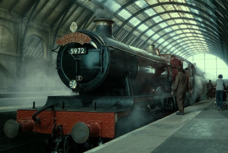 Foto bij Hogwarts express