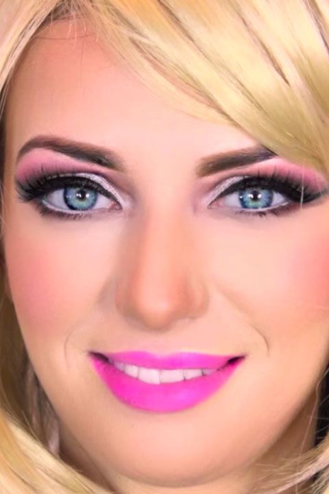 videos of barbie makeup