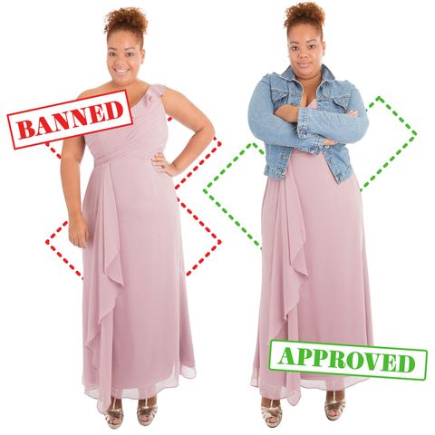 10 Banned Vs Approved Outfits That Show How Ridiculous School Dress Codes Really Are - cute prom dress codes for roblox