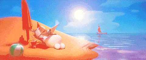 Sunbathing Olaf