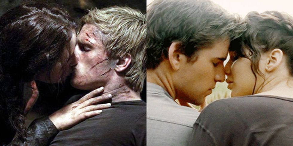 Gale And Katniss Kiss