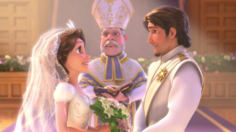 tangled wedding