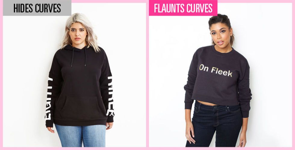 girl with curves sweatshirt