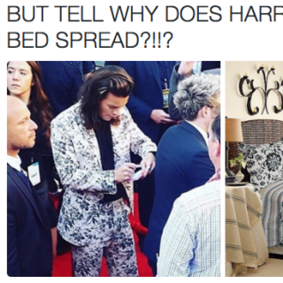 Harry Styles Bed Spread