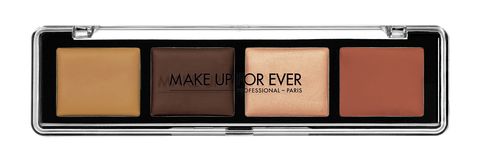 Brown, Amber, Tints and shades, Tan, Rectangle, Peach, Eye shadow, Material property, Cosmetics, 